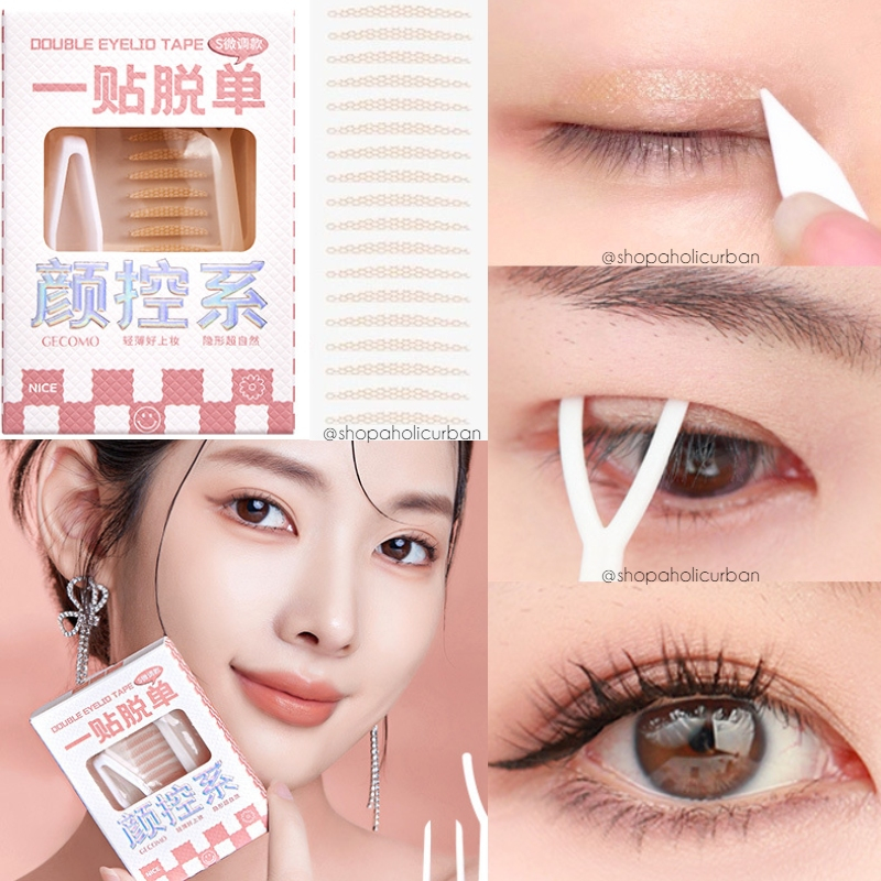 SET Skot Mata Transparan Eyelid Tape 90pcs Scot Mata Jaring Transparan Scot Lipatan Mata Eyelid Tape