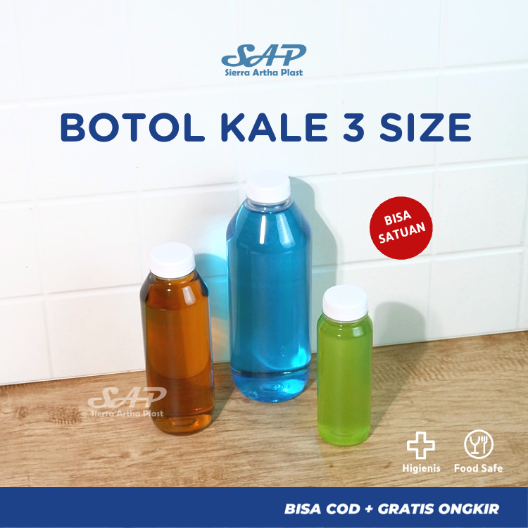 Botol Kale 500ml | Botol Plastik Kale 500ml | Botol Minuman Plastik
