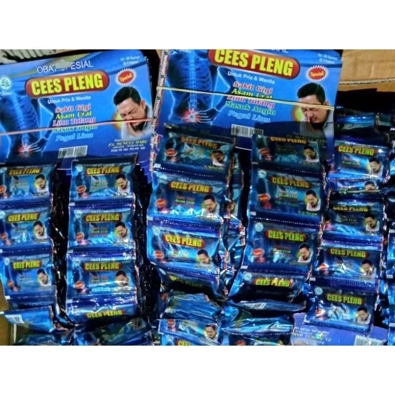 CEES PLENG KAPSUL Ces Pleng sakit gigi gusi bengkak asam urat- cespleng , ceespleng