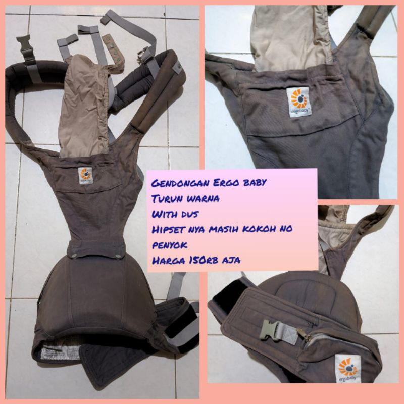 gendongan hipset ergo baby