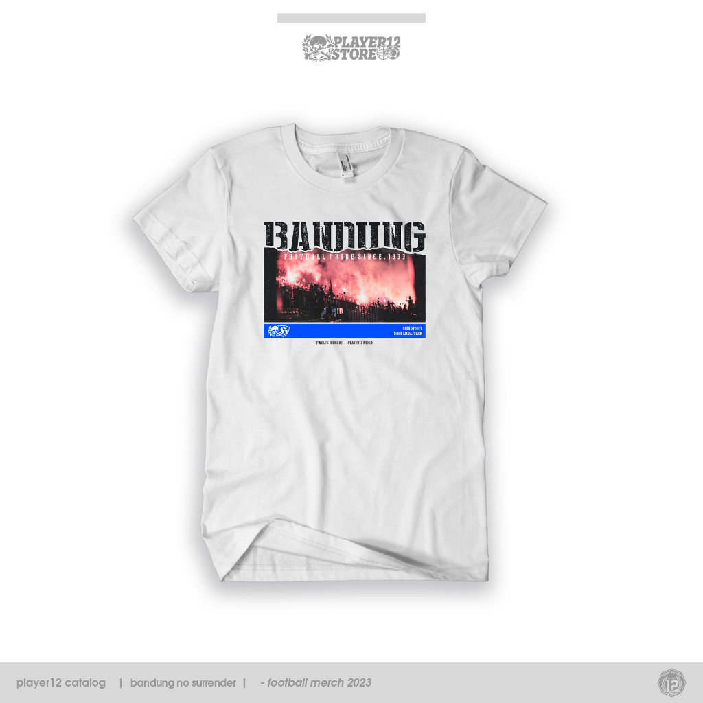 TSHIRT BANDUNG FOOTBALL PRIDE WHITE