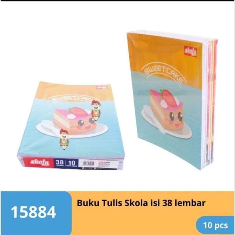 

Buku Tulis Skola By Sidu 1pcs