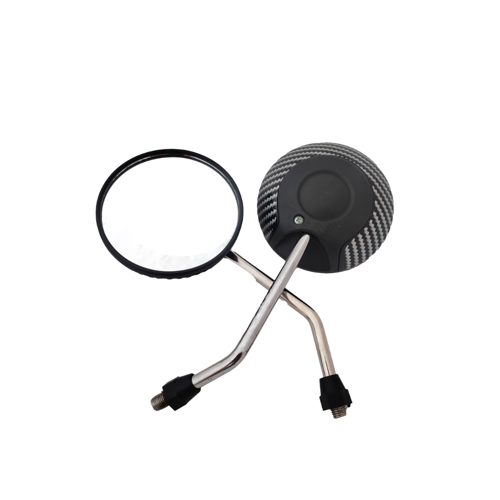 Spion Scoopy fino Carbon MPX Gagang Crom Spion Standar Drat Honda Model Karbon New