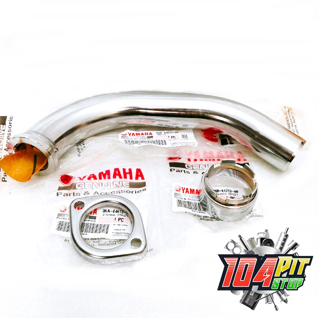 SET Leher Ring Mur Sambungan Knalpot Original Yamaha RX KING RXS RXK