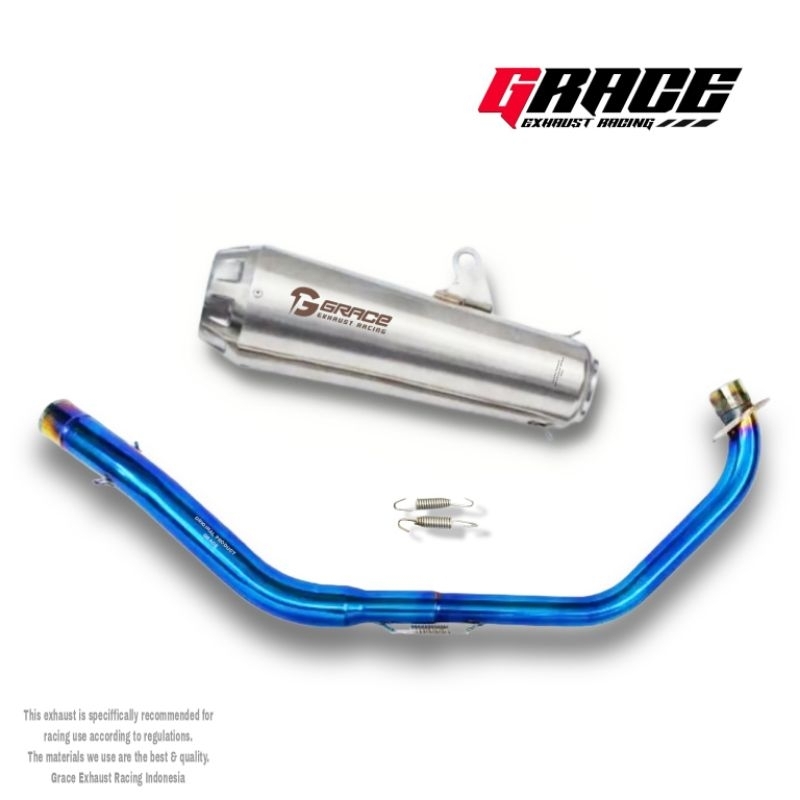 Knalpot fullset vixion , cbr150r , cb150, gsx , r15 dll ,roriginal grace type orca