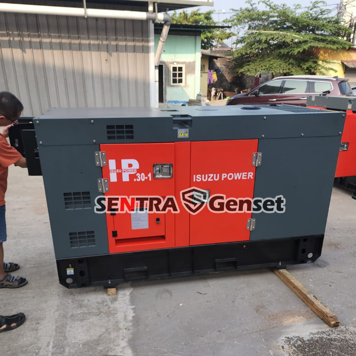 Genset 30 KVA Isuzu Original Certificate