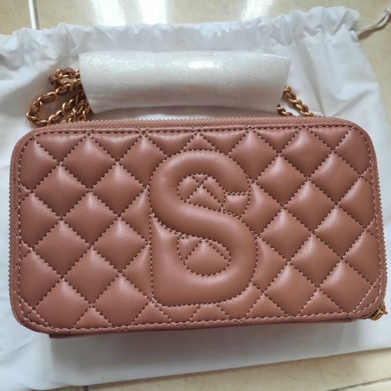 BOOKED Preloved Buttonscarves Yura Bag Mahogany