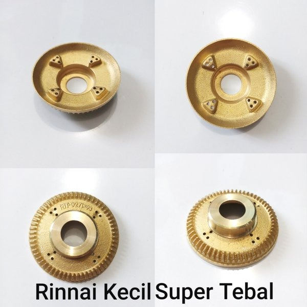 Burner Kompor Rinnai Kecil Super Tebal / Burner Kuningan Kompor Rinnai RIT-0273X05 Api Besar Murah B