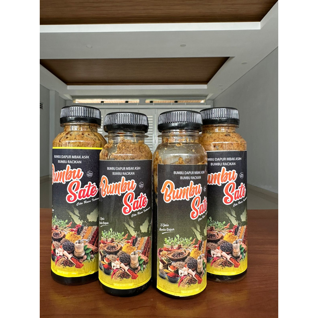 

BUMBU SATE INSTAN SIAP SAJI RACIKAN MBAK ASIH 100%REMPAH ALAMI