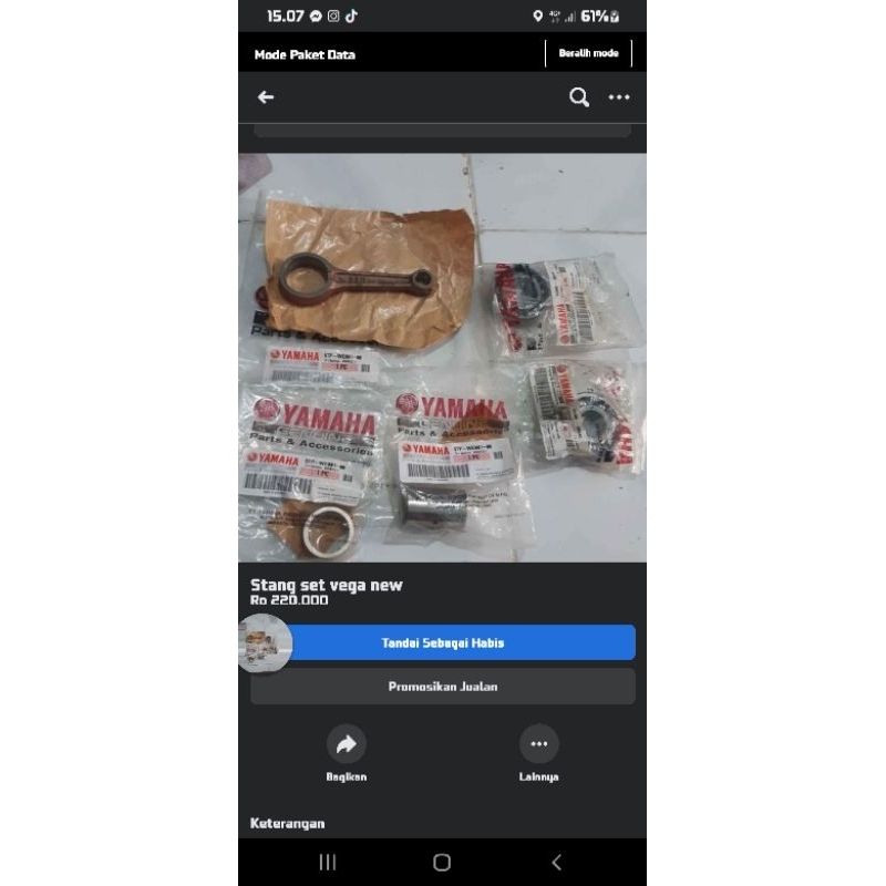 stang seher set bearing