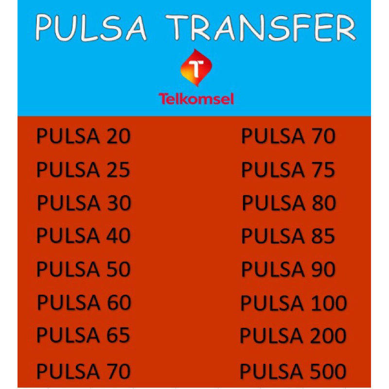 Pulsa Transfer Telkomsel Murah