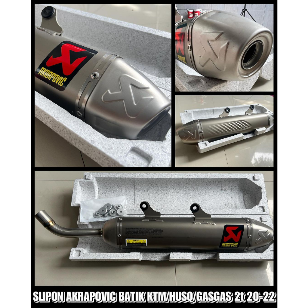 Knalpot Akrapovic KTM Husqvarna 250cc 300cc ORIGINAL