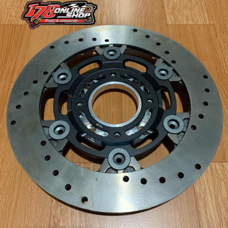 disc piringan cakram brembo00 rs rotor size 220mm + adaptor lubang 4 Thailand PRODUCT 🇹🇭