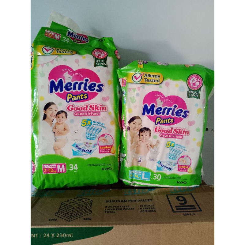 pampers anak Merries