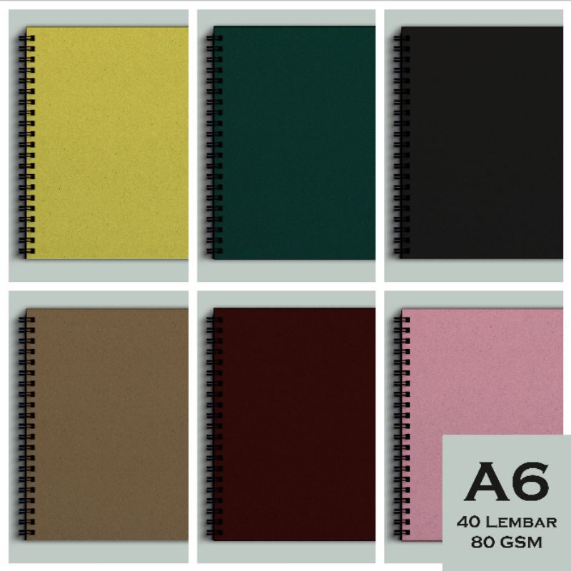 

A6 NOTEBOOK SPIRAL ESTETIK