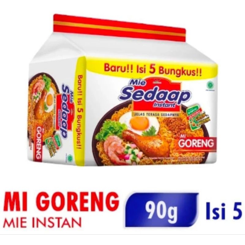 

mie sedaap goreng isi 5 pack