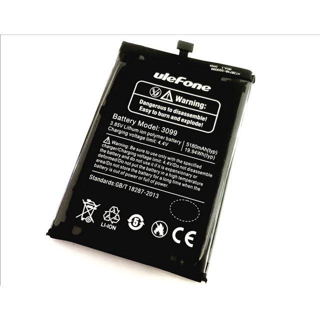 Baterai Hape Outdoor Ulefone Armor X10 X10 Pro New Original 100% 5180mAh