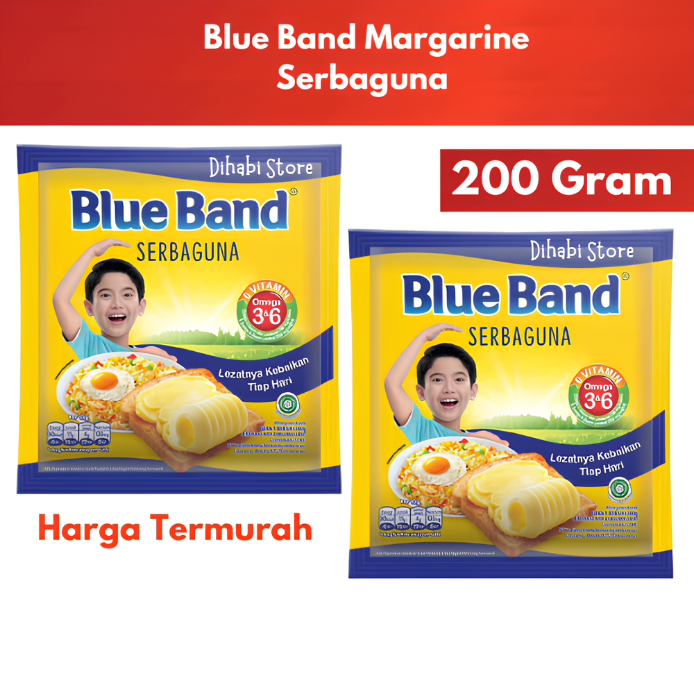 

Blue Band Serbaguna Margarin 200 Gram Expired November 2025 Mentega