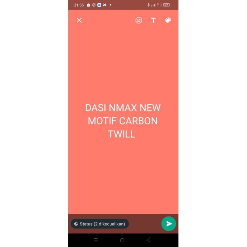 DASI NMAX NEW CARBON TWILL