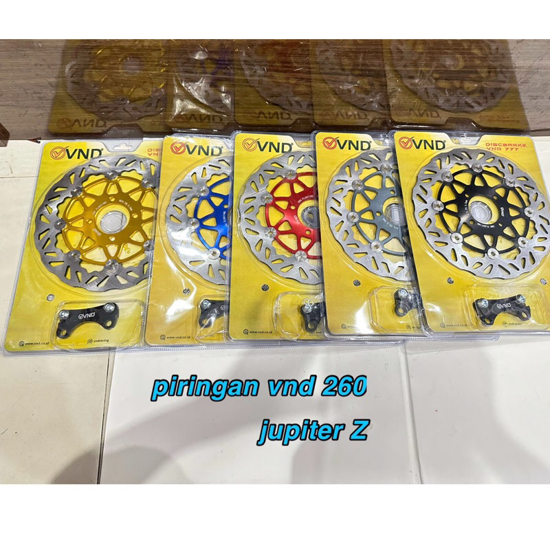 PIRINGAN DEPAN CAKRAM VND 777 260MM JUPITER Z JUPITER MX F1ZR VEGA CNC FLOATING BRAKE DISK DISC DISCBRAKE