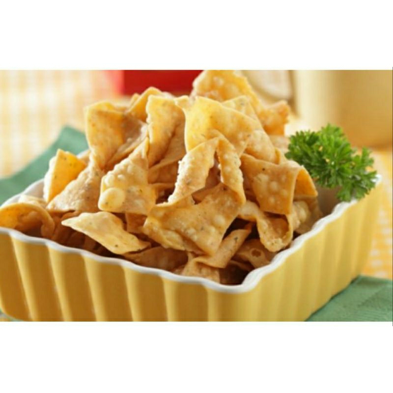 

KERIPIK BAWANG/KERIPIK PANGSIT 200GRAM free BOX