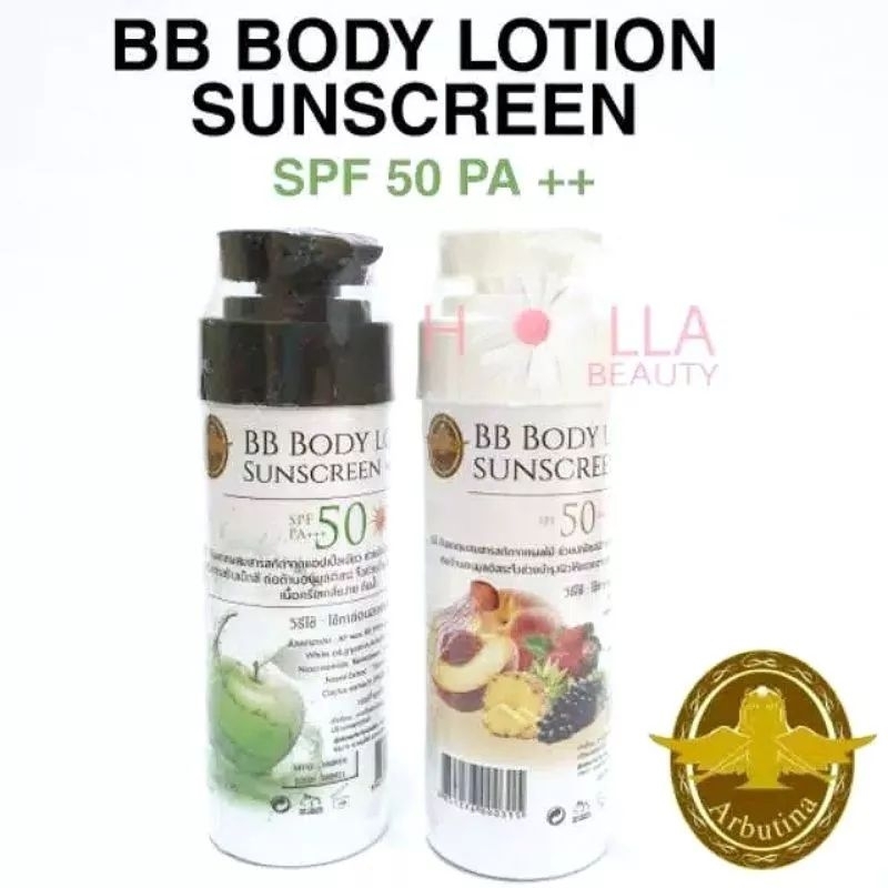 ARBUTINA BB BODY LOTION SUNSCREEN SPF 50 PA+++