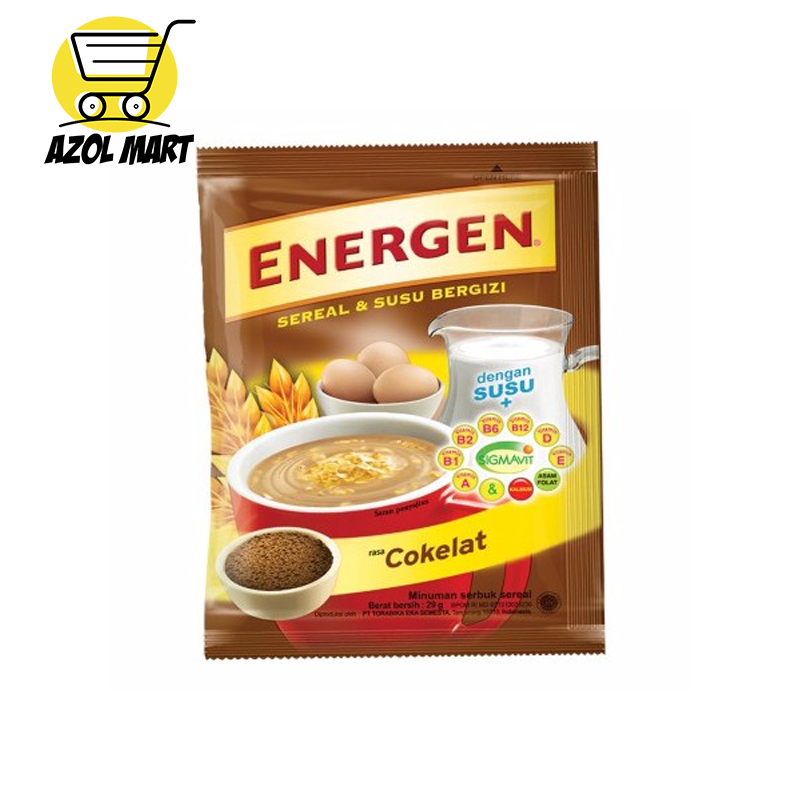 

Energen Cokelat 34 gr 10 Pcs