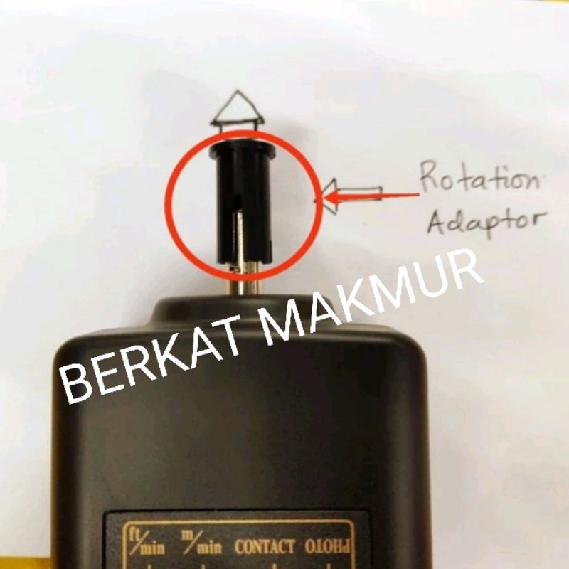 Sparepart Adaptor Sensor Rotating Contact Adapter MTL-35A For Contact Tachometer Lutron DT-2235B DT2