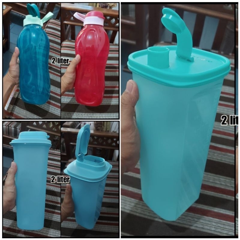 bottle 2 liter, 1.5 liter tuppeware