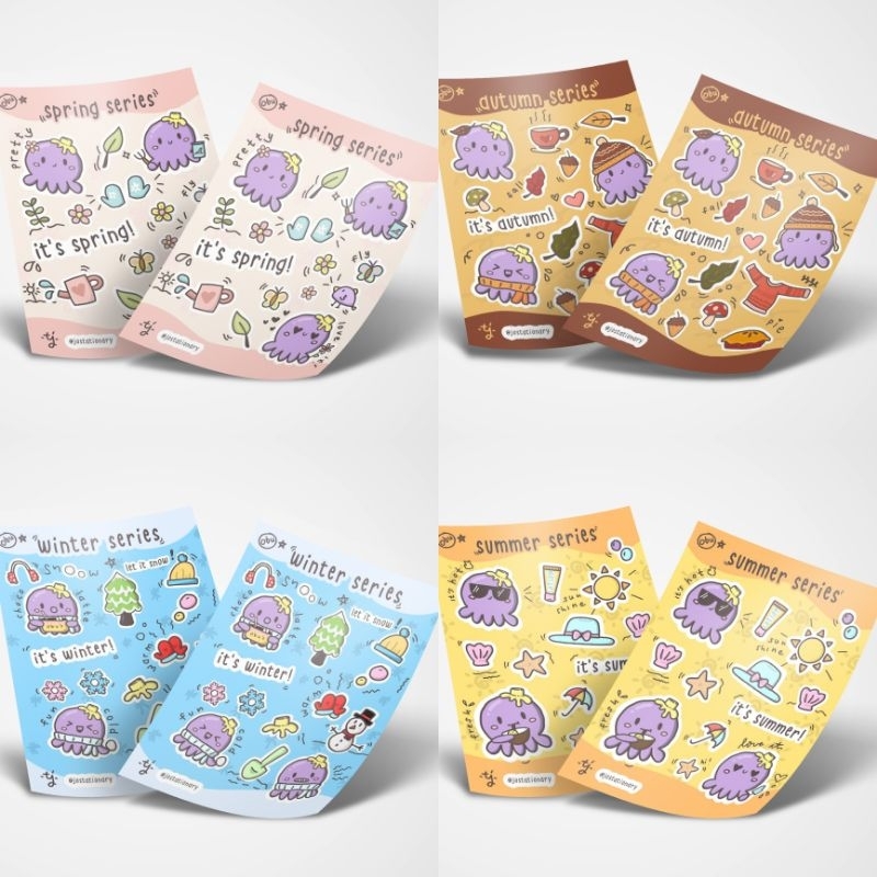 

[Obu] STICKER MURAH JOURNAL SERI 4 MUSIM