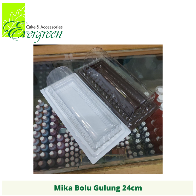 Mika Bolu Gulung 24cm warna putih atau coklat