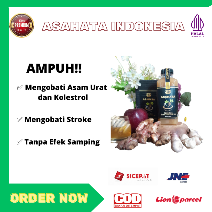 

Minuman Jus Herbal Kesehatan TANPA EFEK SAMPING !! Menurunkan kadar kolesterol jahat, asam urat dan Mengobati Stroke - ASAHATA INDONESIA