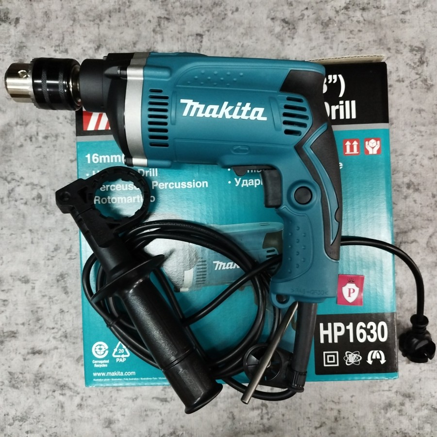 MAKITA Mesin Bor Tembok 13mm HP 1630 Bor Listrik 13 MM HP1630