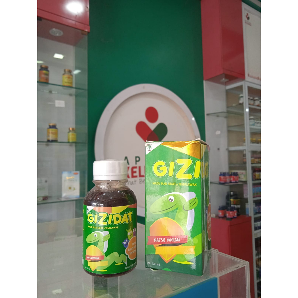 [HIJAUHERBAL] Gizidat Vitamin Anak & Bayi - Penambah Nafsu Makan & Berat Badan Bayi / Anak Plus Prob