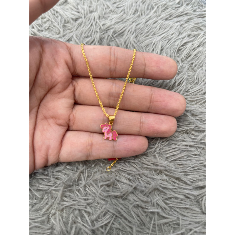 Kalung anak emas asli kadar 700 motif lucu