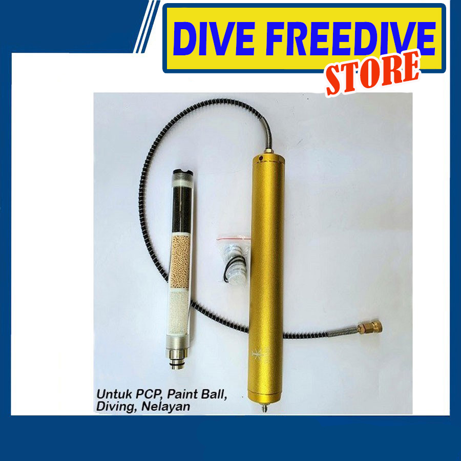 Air Filter Udara Single Compressor Breathing Air PCP Filter Kompresor Scuba Diving Nelayan Dakor Dac