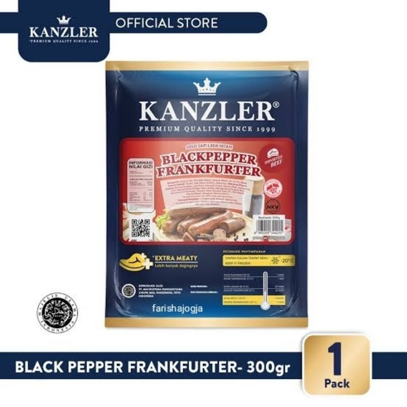 

✨ FSFF ✨ [instant] Kanzler Blackpepper Frankfuter 6s
