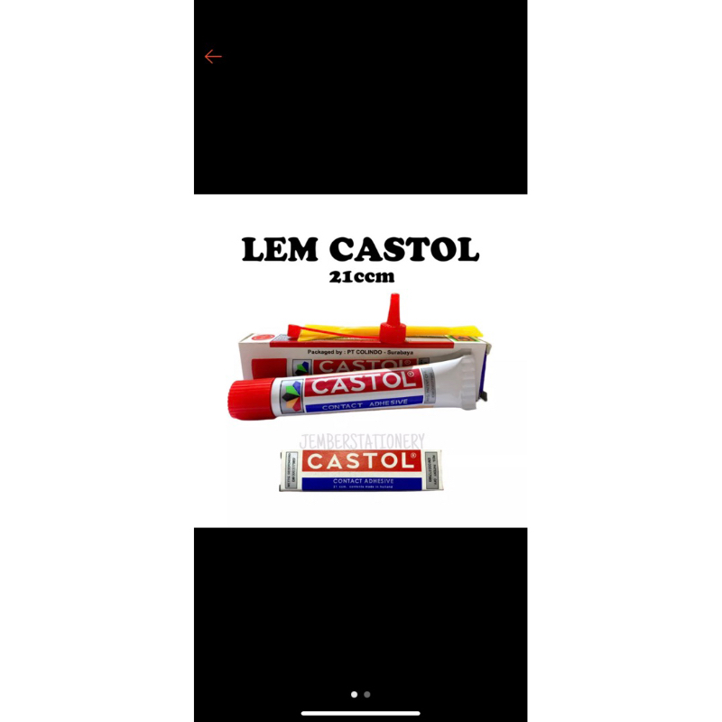 

(12pcs) Lem Castol Tanggung 21ccm