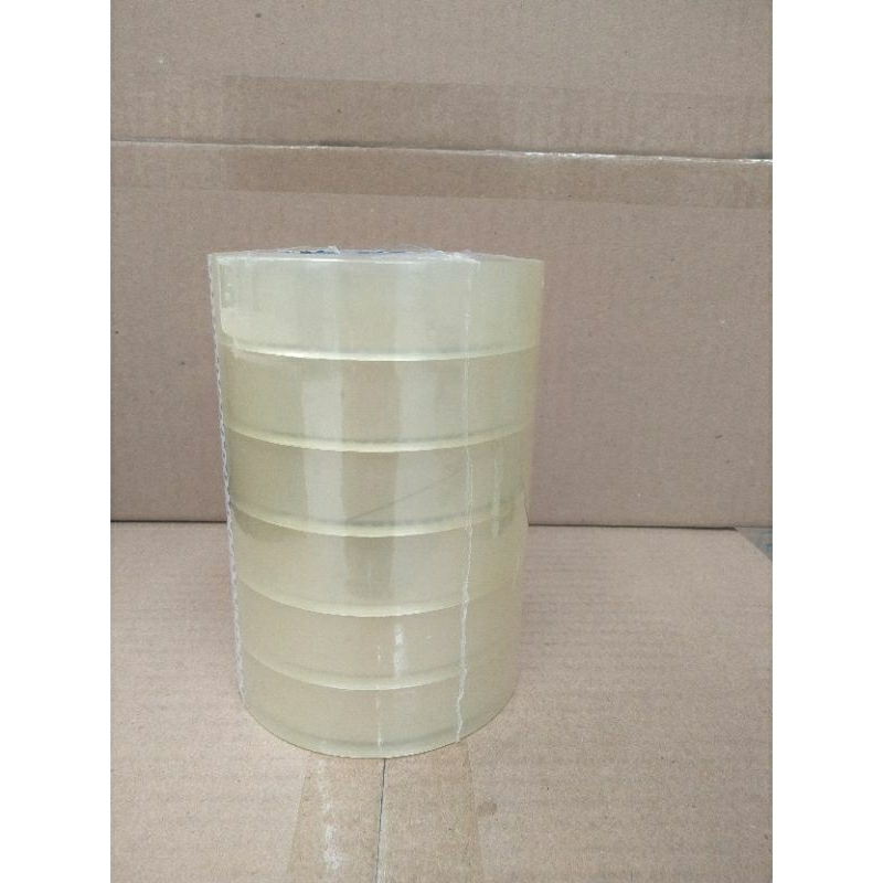 lakban bening sedang ukuran 24 mm 72 y