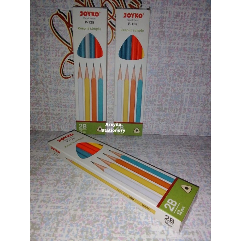 

Pensil 2B Joyko P-125 (12 Pcs)