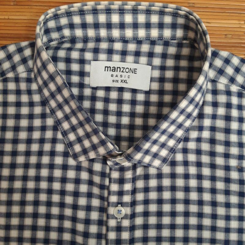 KEMEJA LENGAN PENDEK KOTAK2 - MANZONE