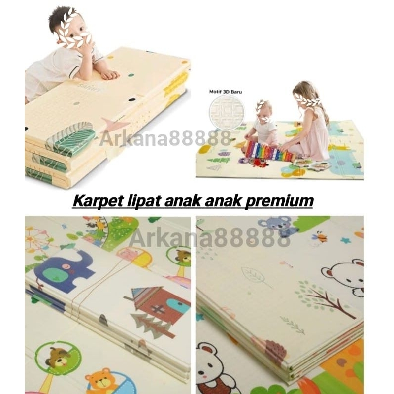 karpet lipat playmate bayi /matras bayi tebal