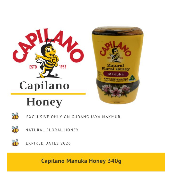 

Madu Capilano Honey Manuka Australia Original 340gr