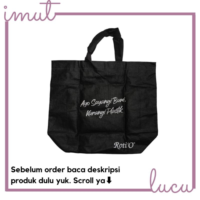 PRELOVED - Tote Bag Roti O Tas Belanja Shopping Bag Spunbond Murah