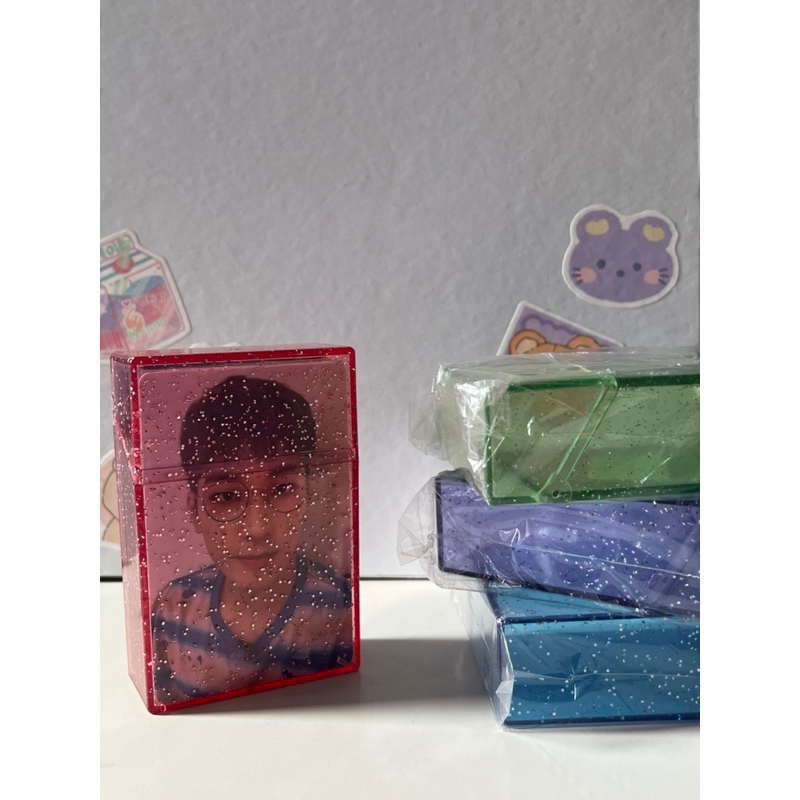 STORAGE BOX PHOTOCARD KPOP TOP LOADER ACRYLIC ORGANIZER SERBAGUNA PORTABLE Kotak Rokok Portable Baha