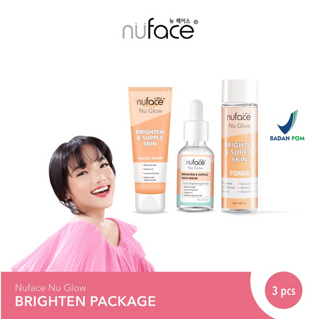 Nuface PAKET Skincare Fuji Nu Glow Brighten & Supple Skin(ISI 3)