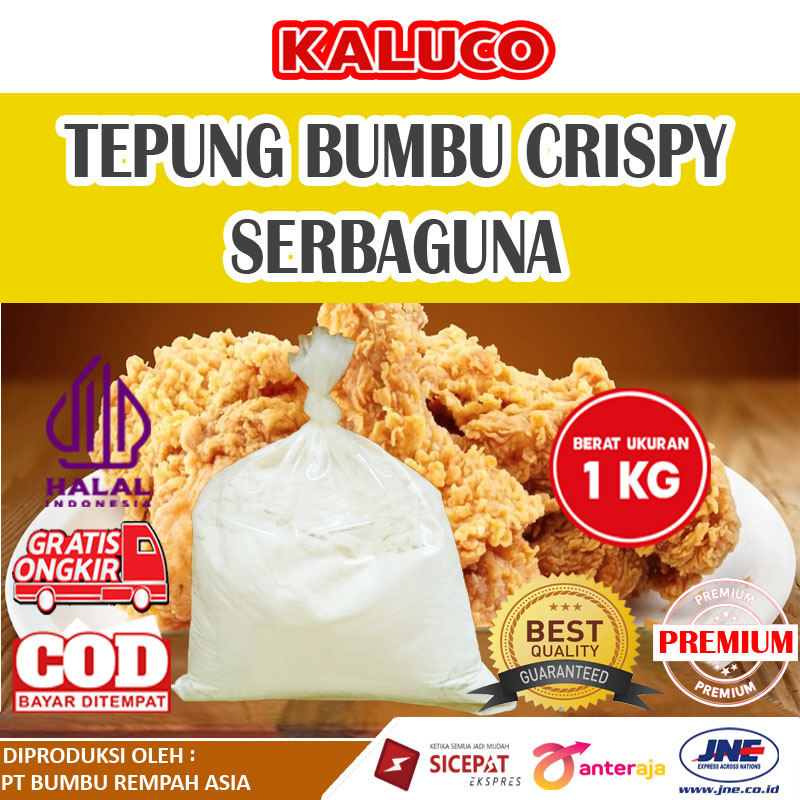 

Tepung Fried Chicken, Tepung Breader, Tepung Serbaguna 1kg