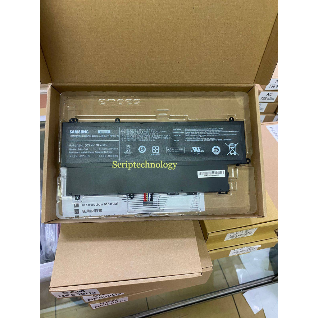 BATERAI SAMSUNG NP530U3 NP530U3C NP530U3B AA-PBYN4AB