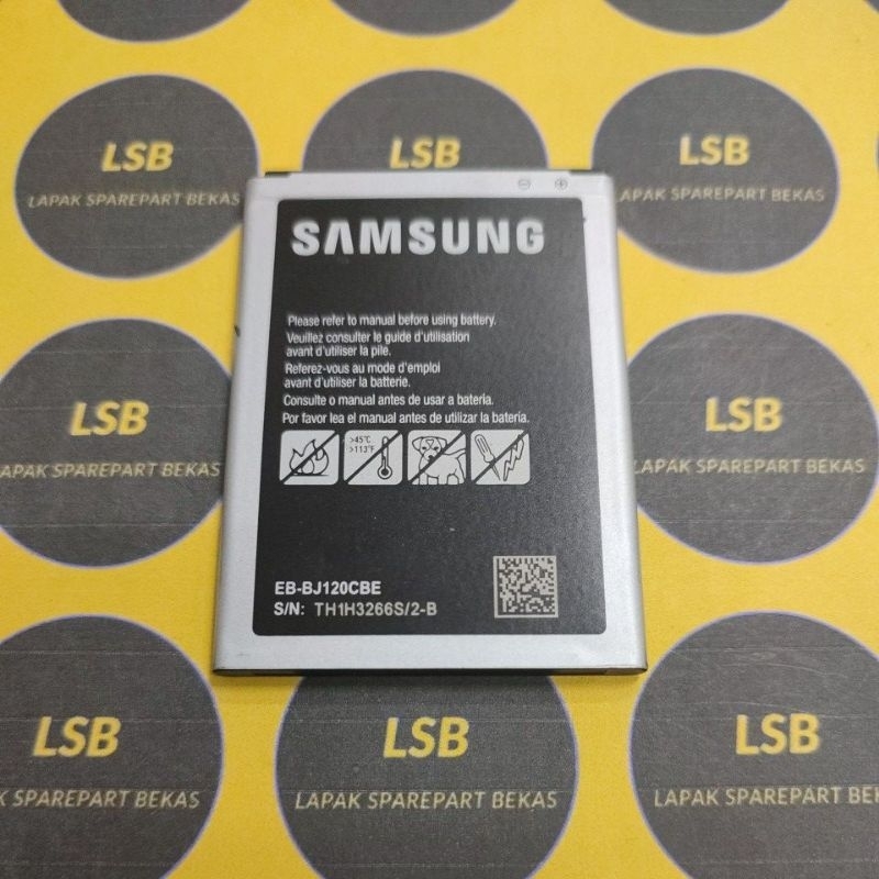 BATTERY BATRE SAMSUNG GALAXY J1 2016 J120 ORIGINAL BEKAS