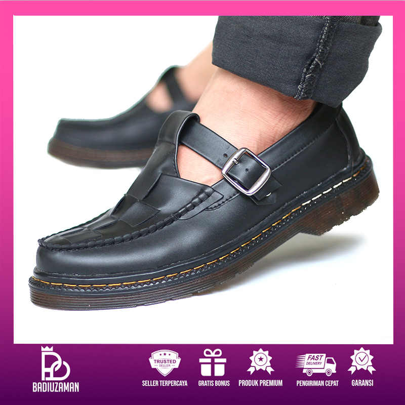 BDZ x MRIO - SEPATU KULIT SLIP ON PRIA FORMAL - LOAFER KERJA COWOK TANPA TALI - PANTOFEL LAMARAN CAS